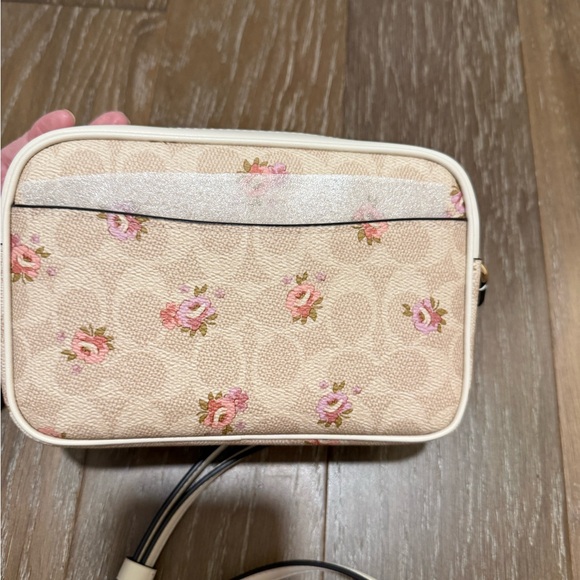 Coach Beige Floral Crossbody Bag - Picture 7 of 8